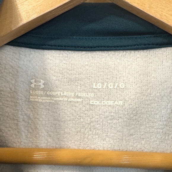 Under Armour Men's Teal Hoodie - Picture 3 of 6